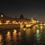 Seine, bei Nacht, Isle de la Cité