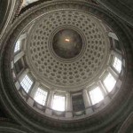 Pantheon Kuppel, dort wo das Pendel hängt