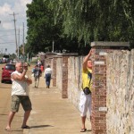 Elvis Fans outside Graceland