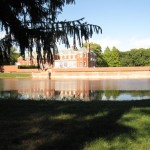 Allerton Mansion mit Teich Allerton Mansion mit Teich